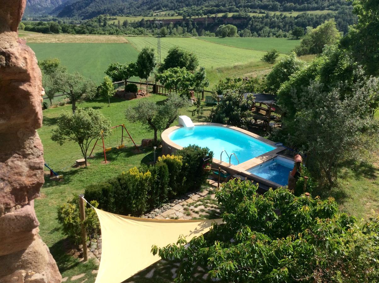 Casa Rural Con Piscina Y Vistas Al Valle - Cal Pallares Argestues Exterior foto